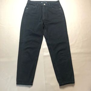 Zara Black denim High rise Jeans SZ 6